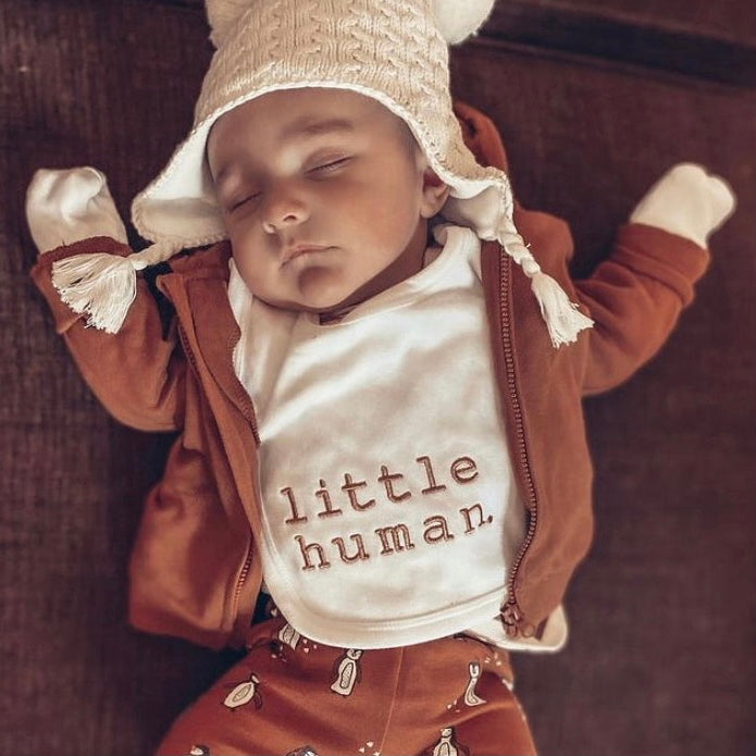 Little Human Baby Bib (20% of profits goes to Home Start)