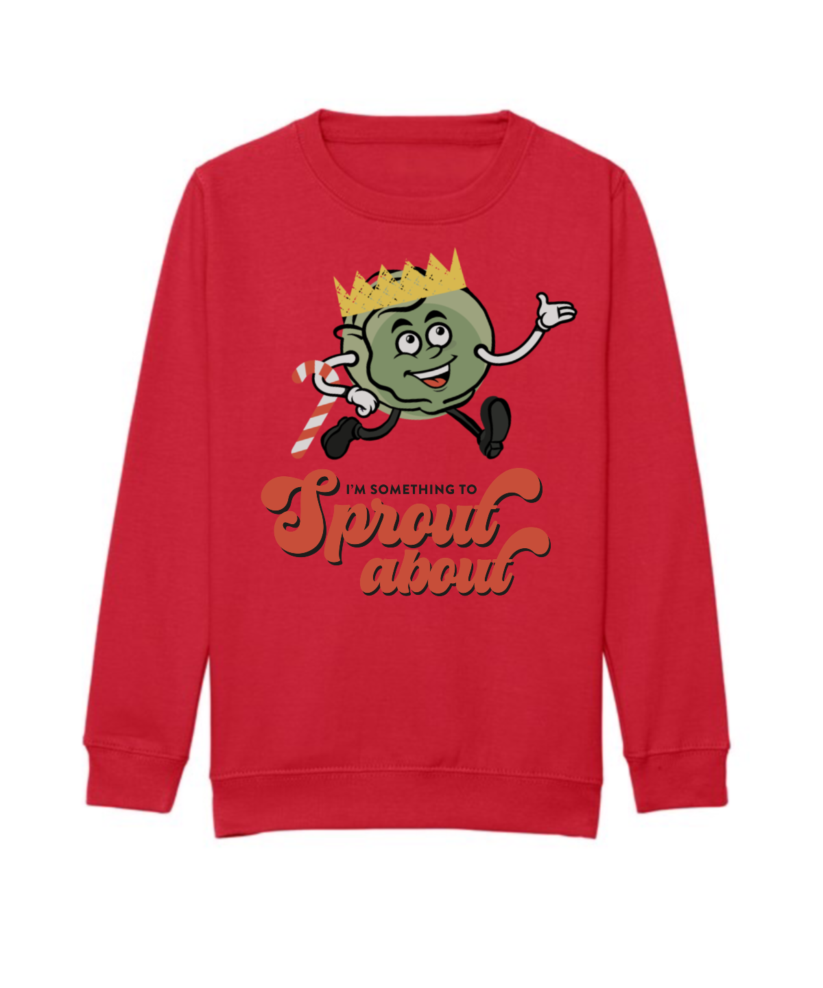 Sprout About Kids Christmas Sweatshirt in Red