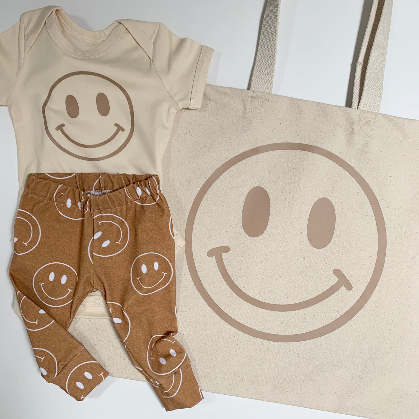 Smiley Face Oversized Tote Bag
