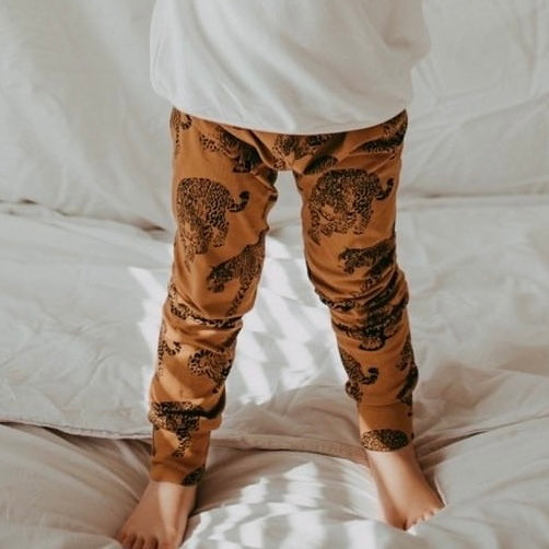 Caramel Leopards Child and Baby Leggings