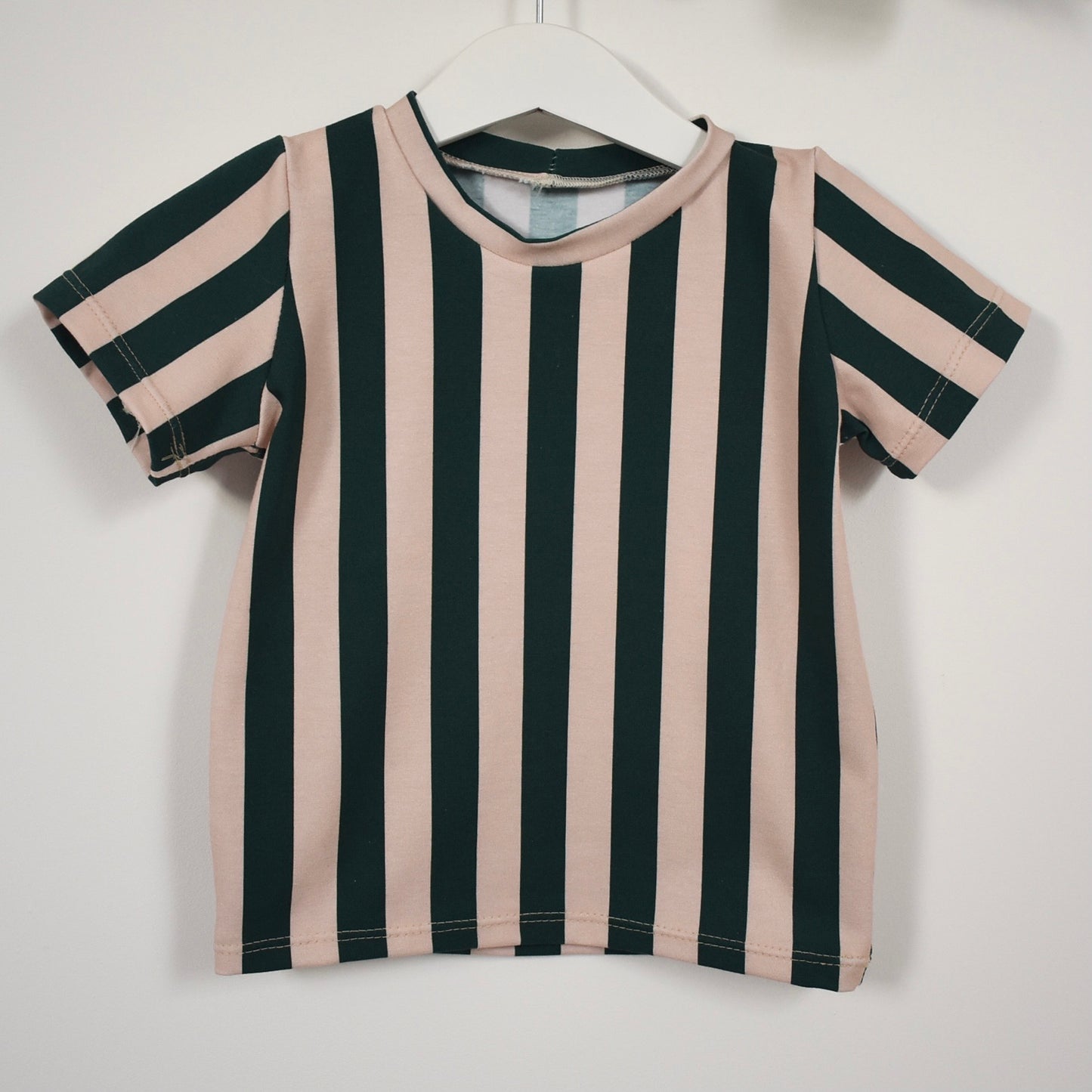 Snazzy Green Striped Children’s T-Shirt
