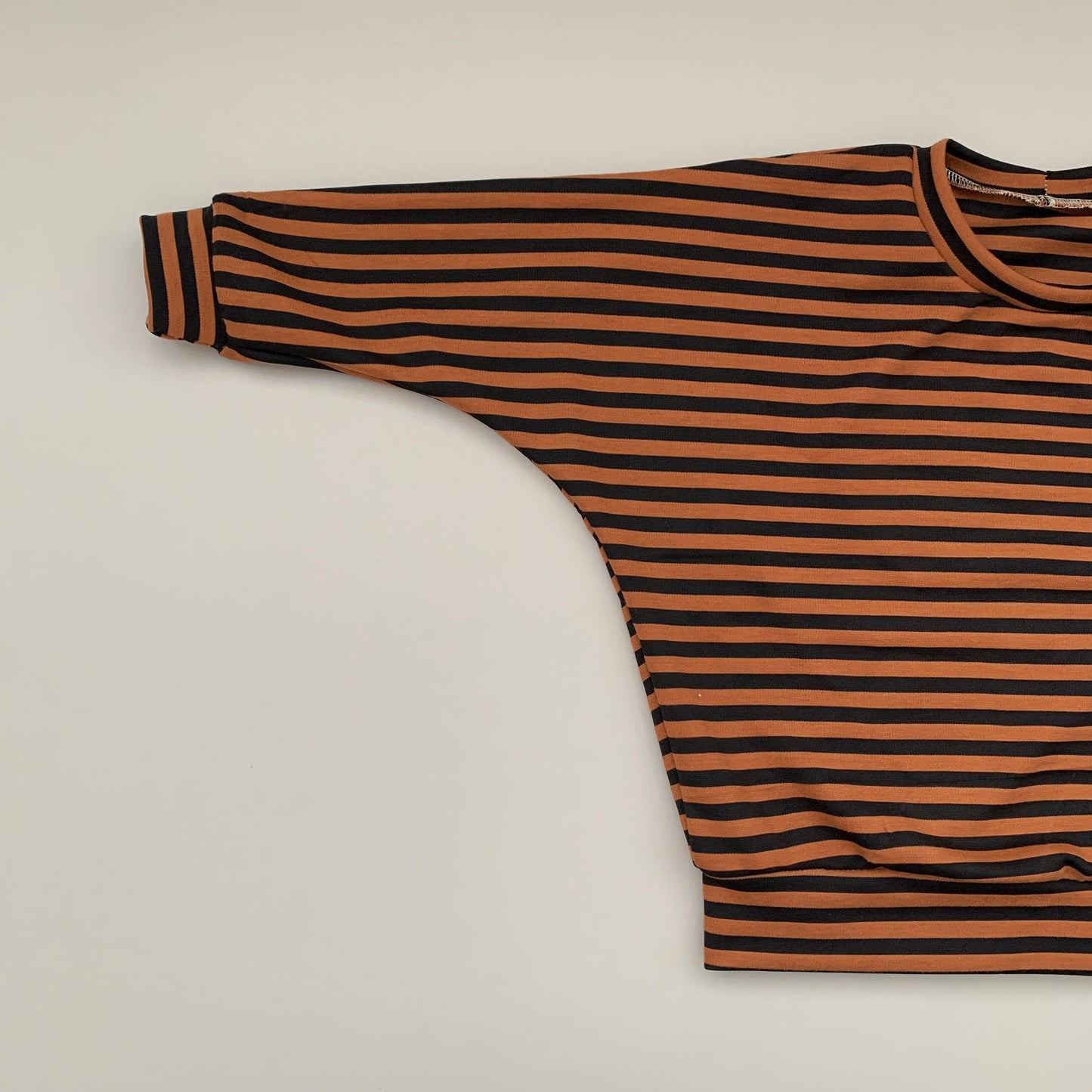 Caramel Stripe Oversized Children's Sweatshirt