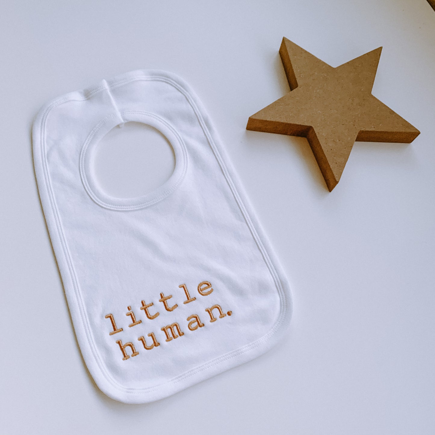 Little Human Baby Bib (20% of profits goes to Home Start)